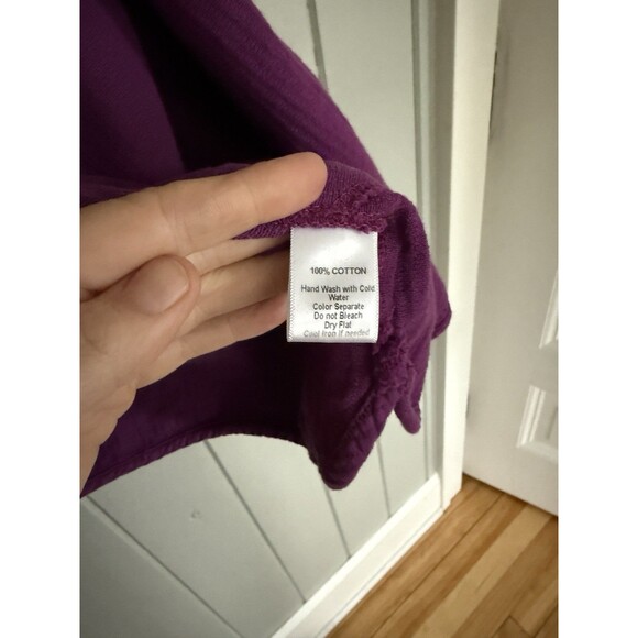 April Meets October Open Front Wrap Cardigan One Size Purple Gauze Minimalist - Picture 5 of 9